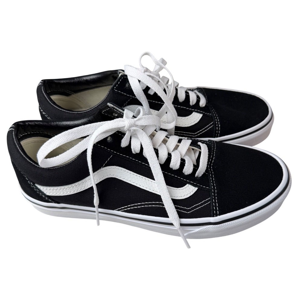 Vans Old Skool Black White Skate Shoes VN000D3HY28 Mens 6.5 Womens 8.0